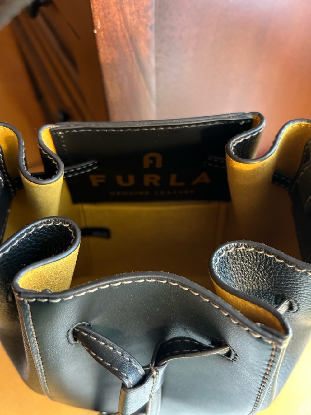 Furla Miastella Leather Bucket Bag - Picture 7 of 13